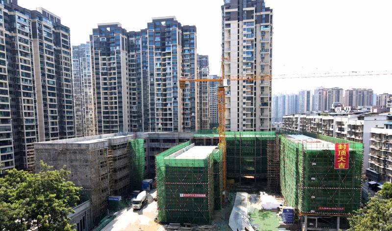 公司房建項目取得進展，多元化經營再添新力——資陽市雁江區第六中學主體教學樓順利封頂