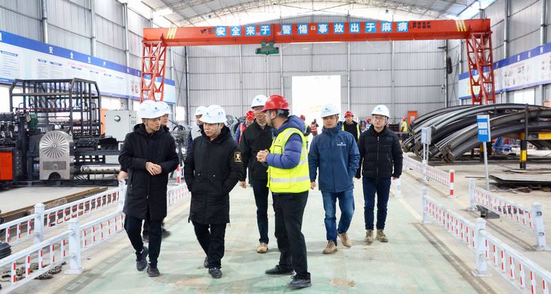 水利廳侯軍一行到公司承建的亭子口灌區(qū)一期工程I標(biāo)段開(kāi)展安全生產(chǎn)專(zhuān)項(xiàng)整治督導(dǎo)檢查